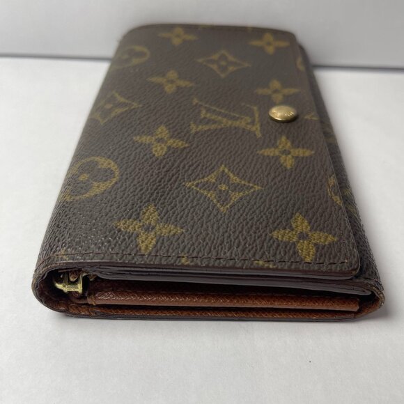 Louis Vuitton Vintage (1999) Monogram Porte-Monnaie Tresor Wallet - Preowned - Picture 4 of 15
